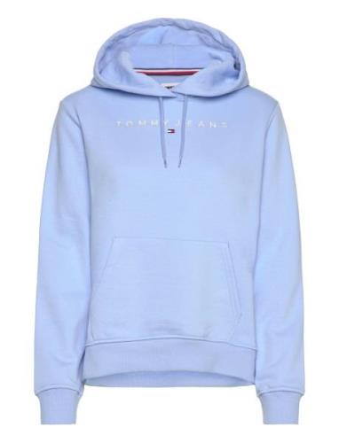 Tommy Jeans Tjw Reg Linear Hoodie Blå