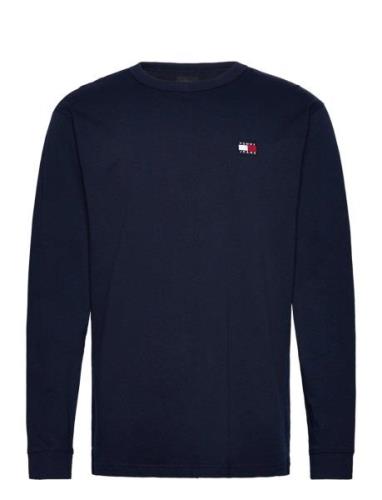 Tommy Jeans Tjm Reg Badge Ls Tee Marinblå