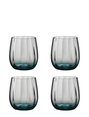 Aida Søholm Sonja – Water Glass Petrol Blue 4 Pcs 30 Cl Brown Box Blå