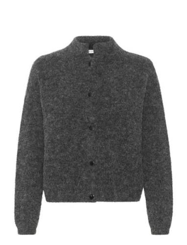 Gestuz Alphagz Short Cardigan Noos Grå