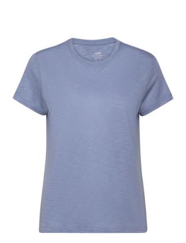 Casall Soft Texture Tee Blå