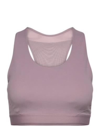 New Balance Nb Sleek Medium Support Pocket Sports Bra Rosa