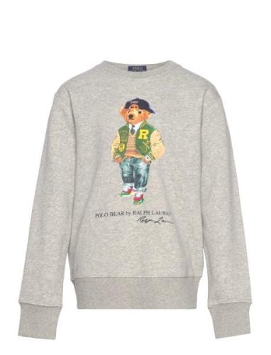 Ralph Lauren Kids Polo Bear Fleece Sweatshirt Grå