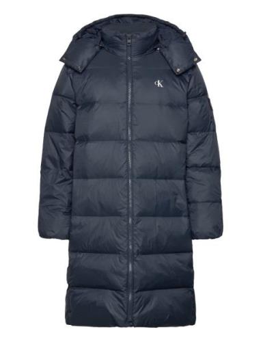 Calvin Klein Jeans Essentials Down Long Parka Marinblå