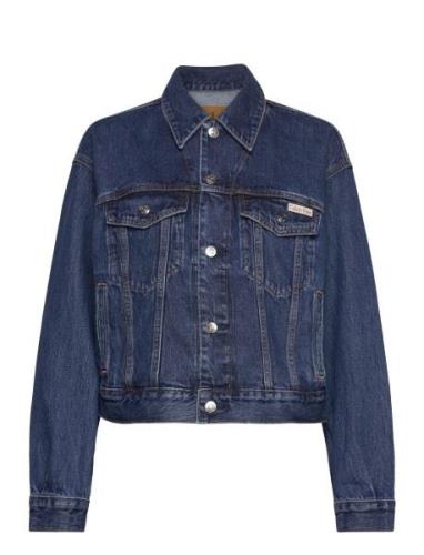 Calvin Klein Jeans Hero 90S Trucker Jacket Blå