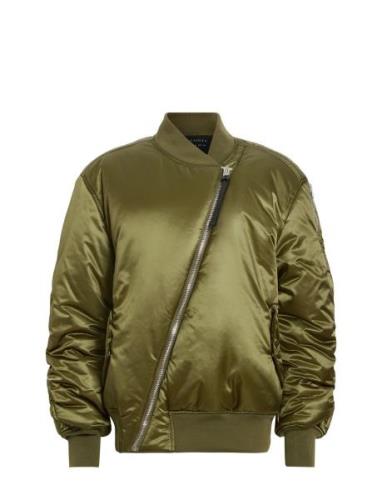 AllSaints Roomer Bomber Khaki Green