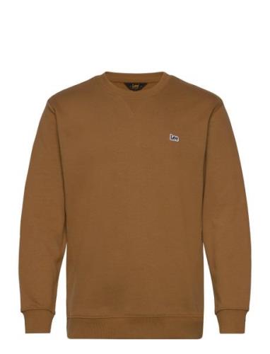 Lee Jeans Plain Crew Sws Brun