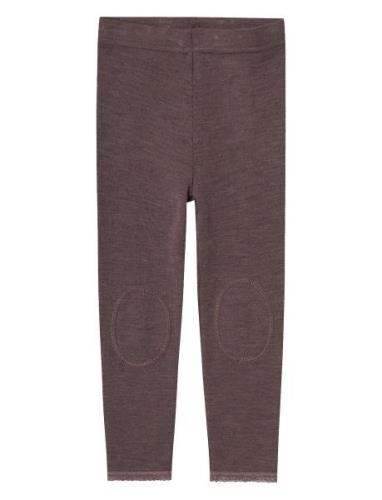 Name It Nmfwang Wool Neddle Legging Solid Noos Brun