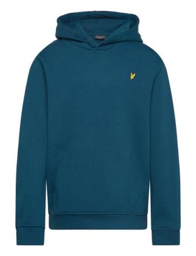 Lyle & Scott Pullover Hoodie Blå