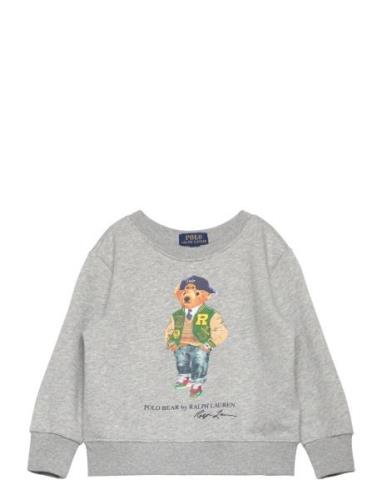 Ralph Lauren Kids Polo Bear Fleece Sweatshirt Grå