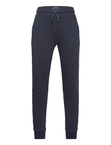 Mango Cotton Jogger-Style Trousers Marinblå