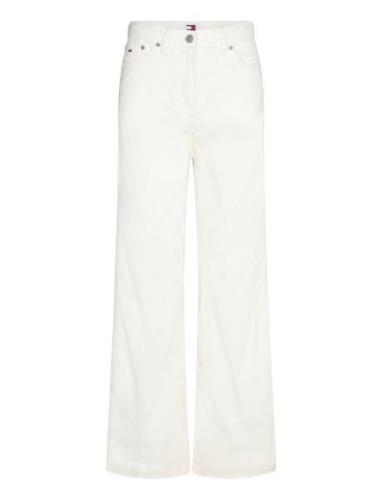 Tommy Jeans Tjw Claire Fine Cord Pant Vit