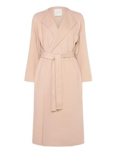 Calvin Klein Df Wool Archive Coat Beige