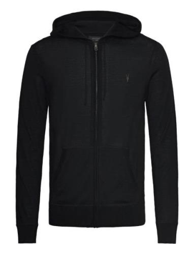 AllSaints Mode Merino Zip Hoody Svart