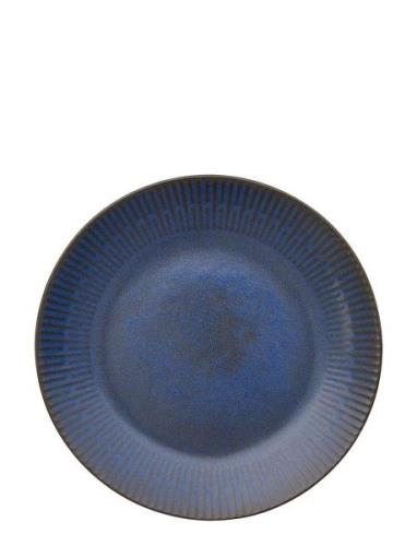 Relief St Ware Lunch Plate Blue 1 Pcs. 22 Cm. Home Tableware Plates Di...