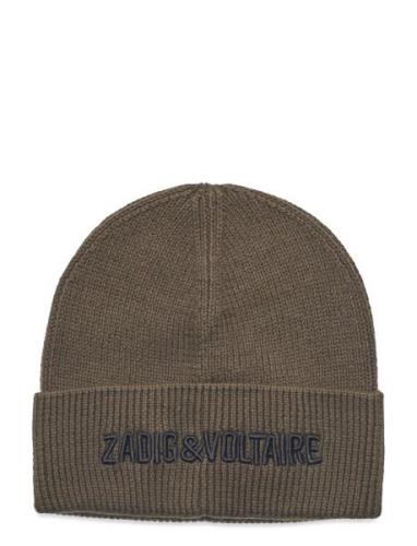 Zadig & Voltaire Kids Pull On Hat Khaki Green