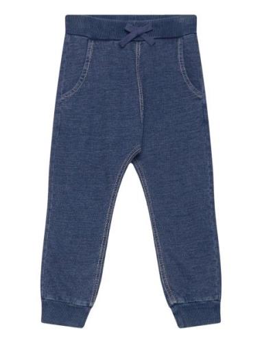 Lindex Sweatpants Denim Wash Blå