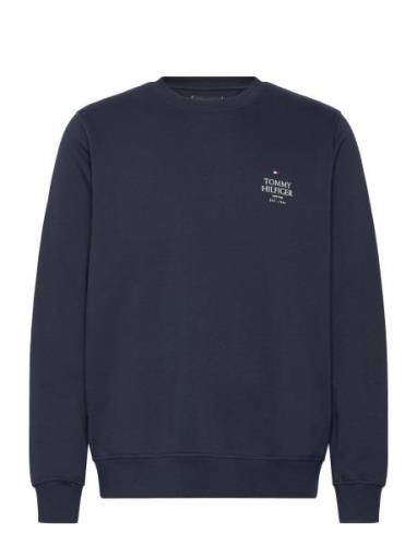 Tommy Hilfiger Hilfiger Stack Sweatshirt Marinblå