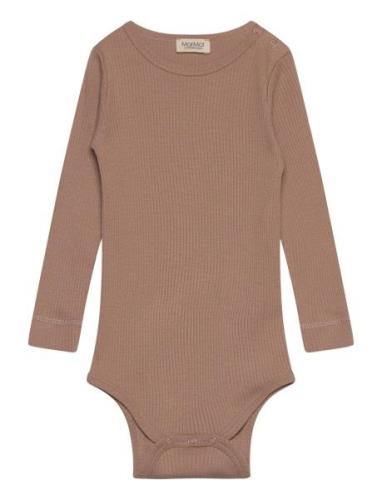 MarMar Copenhagen Plain Body Ls Brun