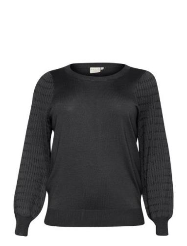 Kaffe Curve Kclini Knit Pullover Svart