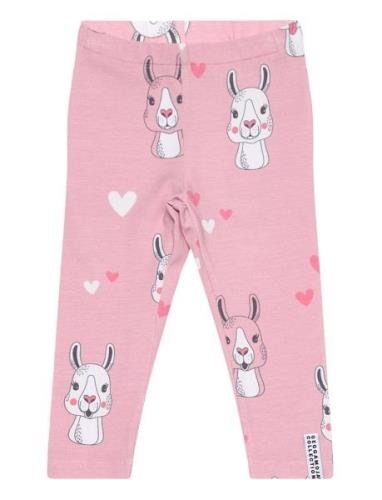 Geggamoja Bamboo Leggings Pink Lama Rosa