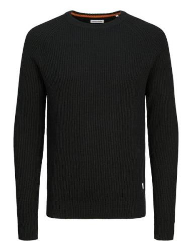 Jack & J S Jjpannel Knit Crew Neck Aw24 Svart