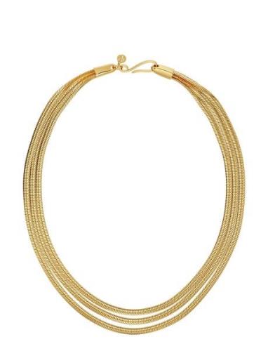 Edblad Herringb Triple Necklace Guld