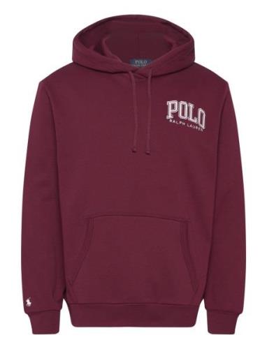 Polo Ralph Lauren Logo Fleece Hoodie Burgundy