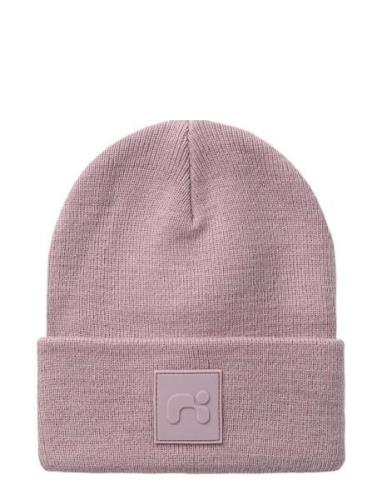 Name It Nmnmalik Knit Beanie Badge Rosa