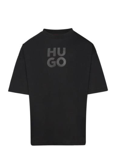 Hugo Kids Short Sleeves Tee-Shirt Svart