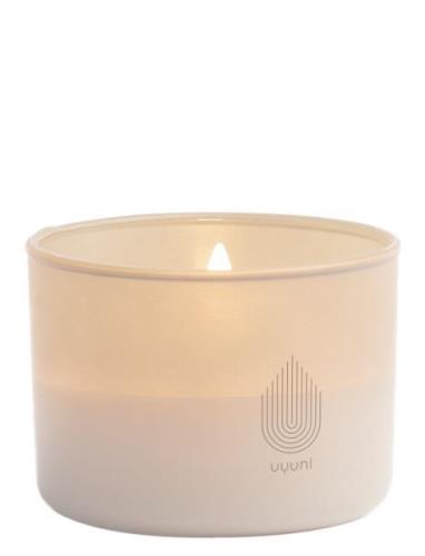 UYUNI Lighting Glass Candle Beige