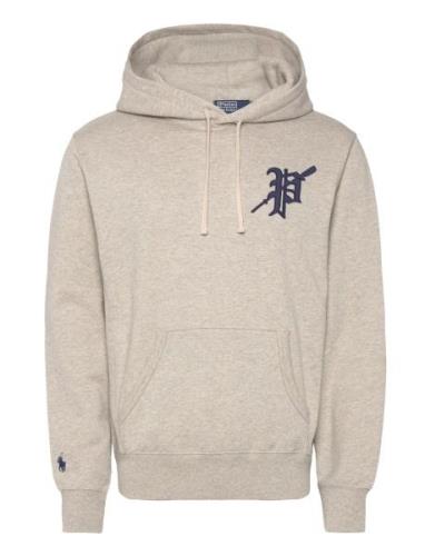 Polo Ralph Lauren Fleece Graphic Hoodie Beige