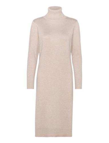 Saint Tropez Milasz Roll Neck Long Dress Beige