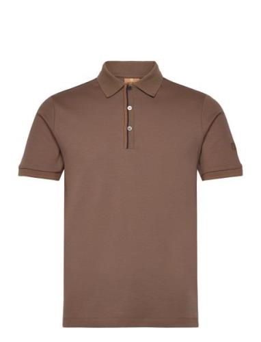 Mos Mosh Gallery Mmgharvey Polo Ss Tee Brun