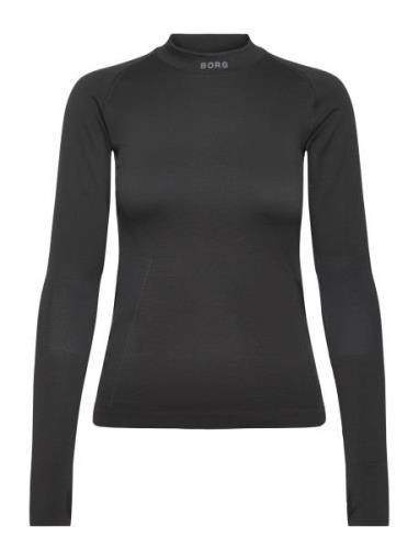 Björn Borg Borg Running Seamless Mock Neck Svart