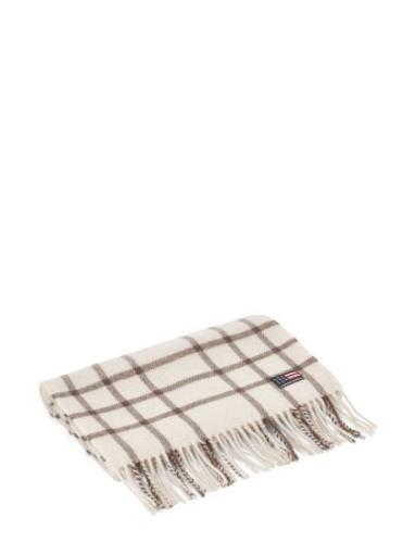 Lexington Clothing Massachusetts Recycled Wool Blend Scarf Beige