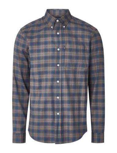 Lexington Clothing Casual Check Flannel B.d Shirt Brun