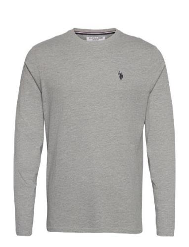 U.S. Polo Assn. Uspa T-Shirt Ls Brolin Men Grå