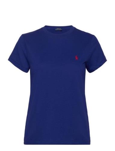 Polo Ralph Lauren Cotton Jersey Crewneck Tee Blå