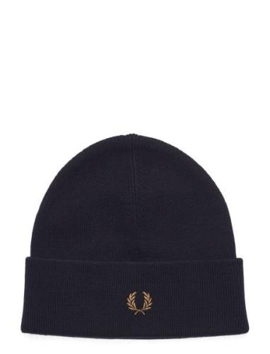 Fred Perry Classic Beanie Marinblå