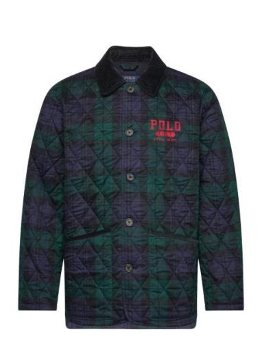 Polo Ralph Lauren Logo Plaid Barn Coat Grön