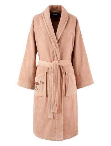 Boss Home Midnight Bath Robe Korall