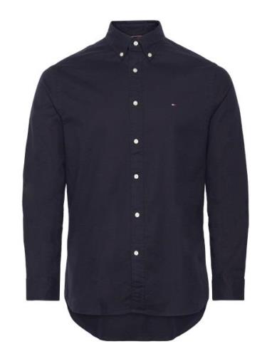 Tommy Hilfiger Flex Brushed Solid Rf Shirt Marinblå