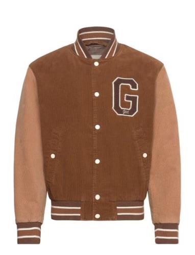 GANT Cord Varsity Jacket Brun