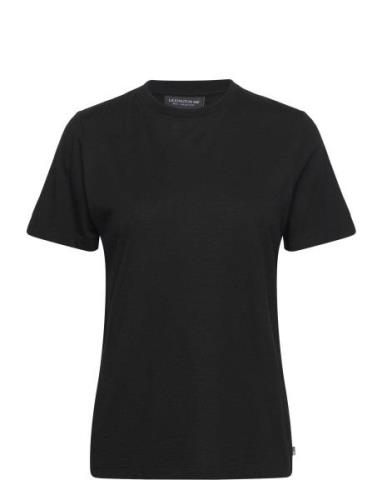 Lexington Clothing Stephanie Wool Blend Tee Svart