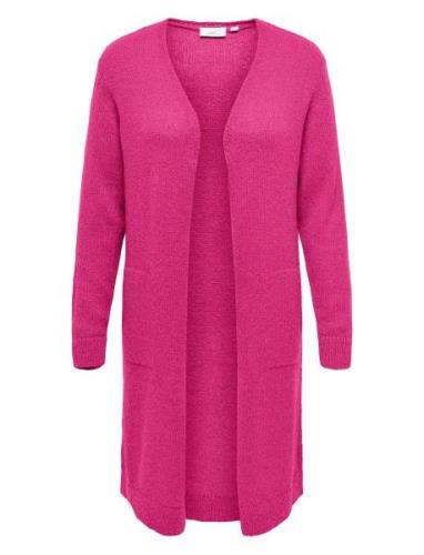 ONLY Carmakoma Carannie Life Ls Long Open Cardigan Knt Rosa