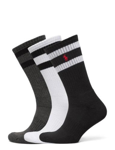 Polo Ralph Lauren Underwear Athletic Crew Sock 3-Pack Multi/patterned