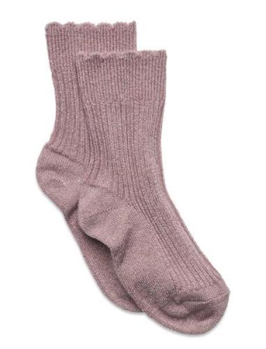 Mp Denmark Celosia Glitter Socks Rosa