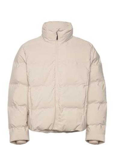 Lindbergh Cropped Seamless Puffer Jacket Kräm