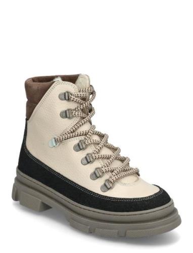 ANGULUS Boots - Flat - With Laces Beige